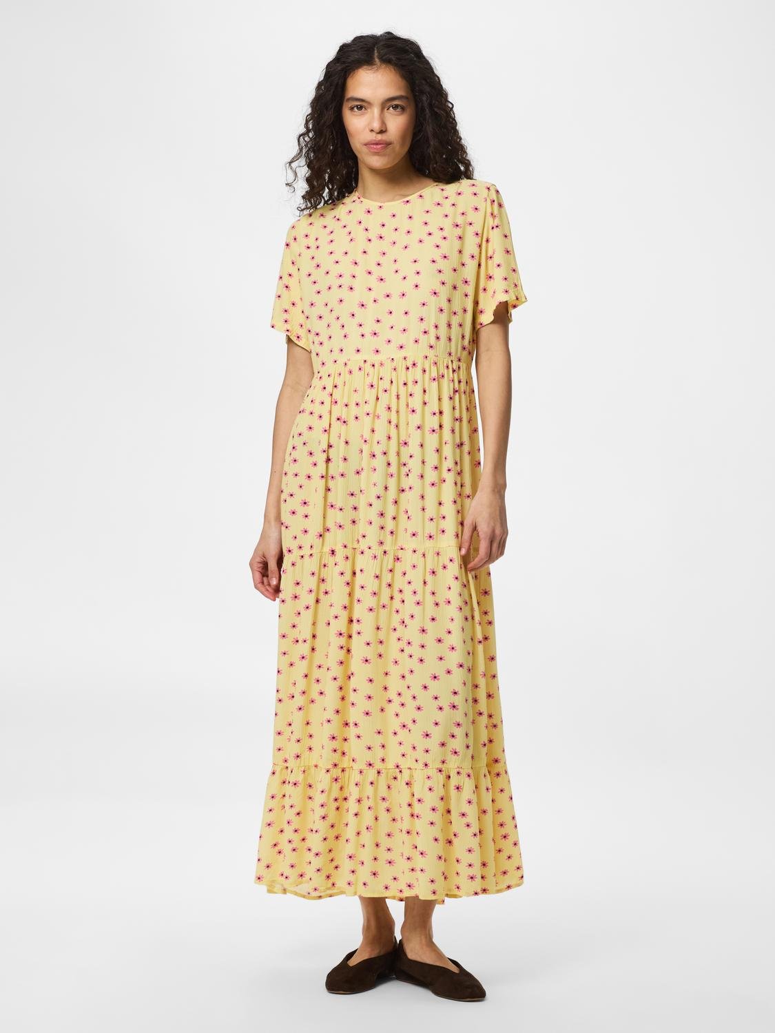 PCEVIE Long Dress - French Vanilla - VERO MODA & VILA Bergvik